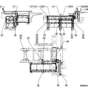 LGMG Off-Highway Dump Truck 2023 - Branch C electrical assy - K6200-2762000404.S1A