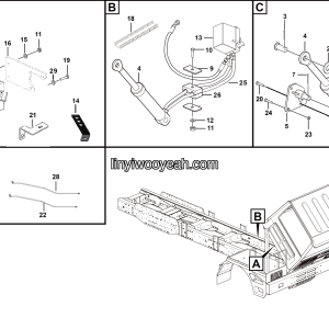 LGMG Off-Highway Dump Truck 2023 - Cab fliping hydraulic assy - L0400-2741010256