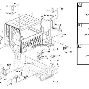 LGMG Mine Truck Mine Truck - Cab assy - L1300-2713012106