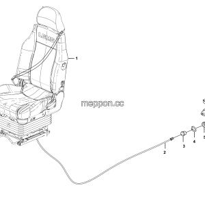 LGMG Off-Highway Dump Truck 2021 - Air seat assy - L1300-2713012993