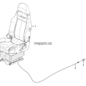 LGMG Off-Highway Dump Truck 2023 - Air seat installation assy - L1300-2713013590