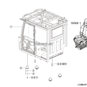 LGMG Off-Highway Dump Truck 2024 - Cab installation - L1300-2713015673.S1A-G1