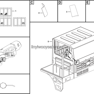 LGMG MT95 Mine Truck - Turning cab - L1300-4190003006