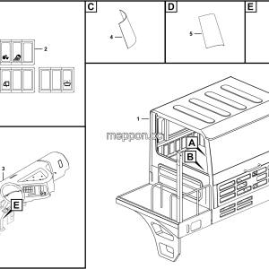 LGMG Mine Truck Mine Truck - Cab - L1300-4190003323