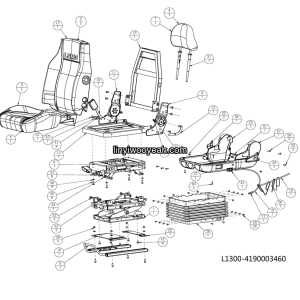 LGMG Off-Highway Dump Truck 2020 - Seat assy - L1300-4190003460