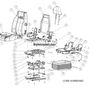 LGMG MT50 2025 - Seat assy - L1300-4190003462