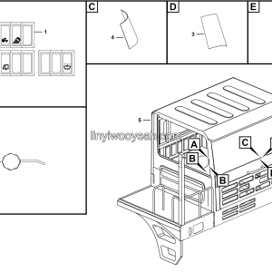 LGMG Mine Truck Mine Truck - Cab assy（LH） - L1300-4190703941