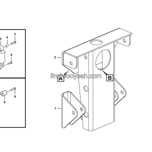 LGMG Mine Truck Mine Truck - Right rear suspension assy - L1301-2713010314