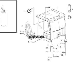 LGMG Off-Highway Dump Truck 2021 - Cab assy - L1301-2713013020.S1C