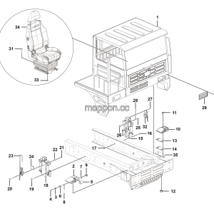 LGMG Off-Highway Dump Truck 2021 - Cab assy - L1301-2713013051