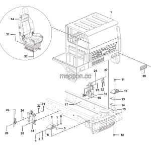 LGMG Off-Highway Dump Truck 2023 - Cab assembly - L1301-2713014264