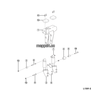 LGMG Off-Highway Dump Truck 2024 - LH RR suspension assy - L1301-2713014486.S1A