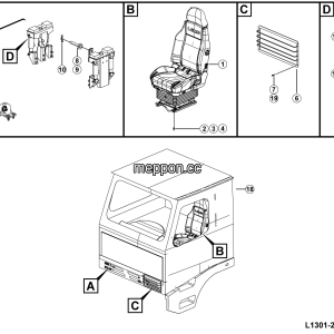 LGMG Off-Highway Dump Truck 2024 - Cab subassy - L1301-2713014995.S1A