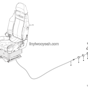 LGMG Off-Highway Dump Truck 2021 - Seat assy - L1302-2713011728