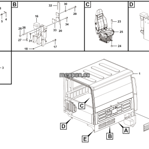 LGMG Off-Highway Dump Truck 2023 - Cab assy - L1302-2713013569.S1A