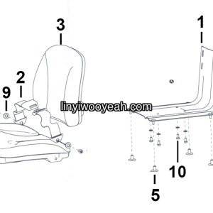 LGMG MTH116 2025 - Seat assy - L1900-2719010127