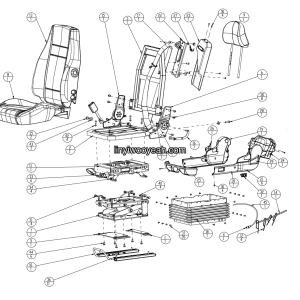 LGMG AT40 2025 - SEAT ASSEMBLY - L1900-4190708195