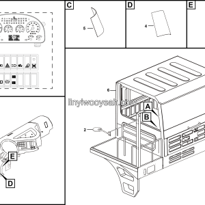 LGMG Off-Highway Dump Truck 2024 - Tiltable LH cab LG13-JSS-8888 - L1900-4190708888