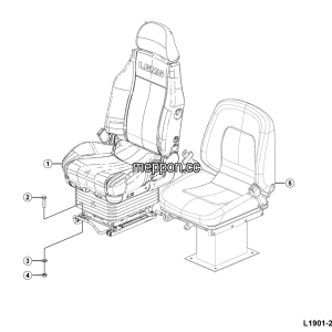 LGMG Off-Highway Dump Truck 2024 - Seat installation assy - L1901-2719010126.S1A