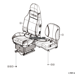 LGMG AT40 2025 - Seats installation - L1901-2719010211.S1B