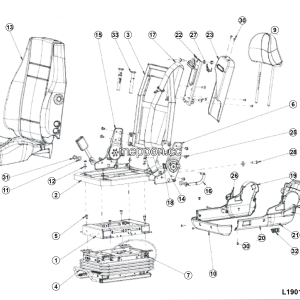 LGMG RTH136 2025 - Seat assy sga24419 (10238) - L1901-4190712254