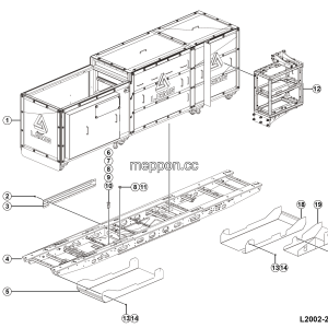 LGMG RTH100 2025 - Elec holder assy - L2002-2720021852.S1A