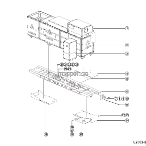 LGMG RTH136 2025 - Elec holder assy - L2002-2720022298.S1A