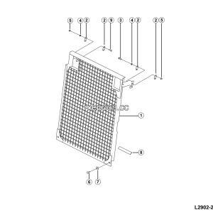 LGMG ？？2？？？？？？？？？？？o Hydrualic Excavator 2024 - Front guard net assy - L2902-2629020414.S1B