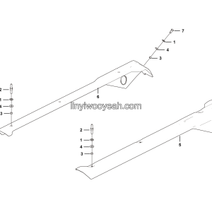 LGMG Hydraulic excavator 2026 - Cab roof assy - L2903-2629020389
