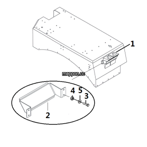 LGMG Off-Highway Dump Truck 2023 - Tire stopping device assy - L3600-2736012700