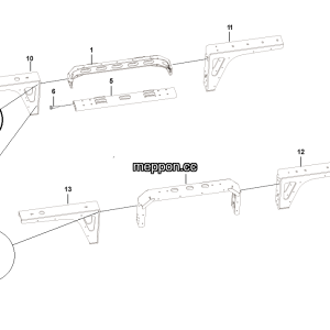 LGMG Off-Highway Dump Truck 2021 - Bench support assy - L3600-2736013108
