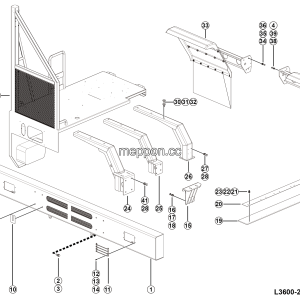 LGMG ？？？a？2？？？？？？？°a？2？¨？？？| 2025 - Covering assy - L3600-2736022343.S1A