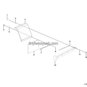 LGMG Off-Highway Dump Truck 2021 - Mudguard tile assy（RH） - L3601-2736011143-G1