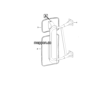 LGMG Off-Highway Dump Truck 2023 - Right rear mirror assy - L3601-2736014918