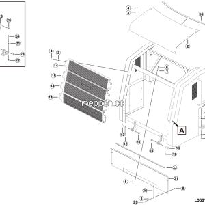LGMG CMT66 2025 - BONNET ASSEMBLY - L3601-2736015791.S1A