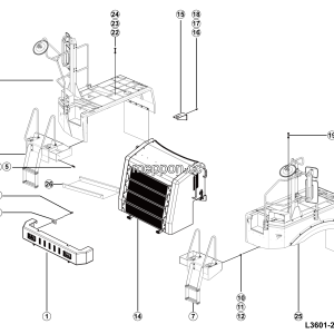 LGMG Off-Highway Dump Truck 2024 - Cover assembly - L3601-2736016273.S1B