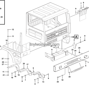 LGMG Off-Highway Dump Truck 2023 - Covering assy - L3602-2736015472