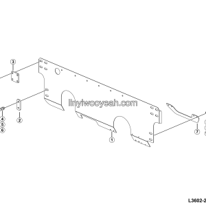 LGMG Mine Truck 2026 - Engine rr baffle assy (opt) - L3602-2736021007.S1A