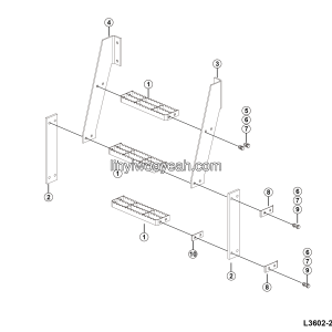 LGMG Mine Truck 2026 - Flexible ladder assy - L3602-2736021896.S1A
