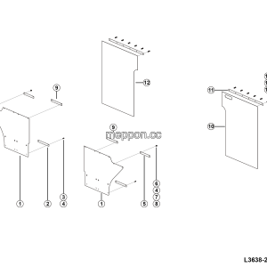 LGMG RTH100 2025 - Mudflap assy - L3638-2736384175.S1A