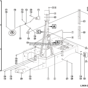 LGMG Mine Truck 2026 - Lh walkway assy - L3638-2736385733.S1A