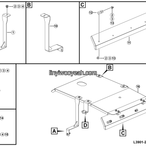 LGMG MT106 2025 - Fan shroud assy - L3901-2739010455.S1A