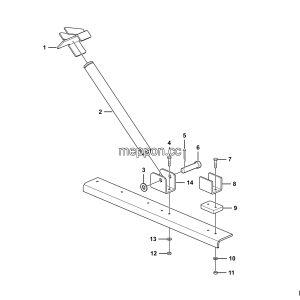 LGMG Mine Truck Mine Truck - Optional module of  cab safety support - L4101-2741010017