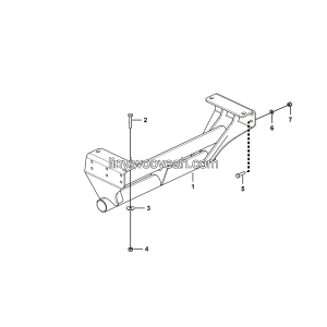 LGMG Off-Highway Dump Truck 2024 - Rear guard assembly - L4201-2742010231.S1B