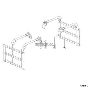 LGMG Off-Highway Dump Truck 2024 - Side guard assy - L5300-2753000218.S1A