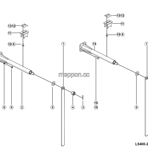 LGMG MTE106H 2025 - Stone remover assy - L5400-2754000341.S1A
