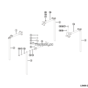 LGMG RTH100 2025 - Rock ejector assy - L5400-2754000349.S1A