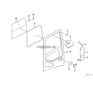 LGMG Right-mounted Cab Cab - The door board WSY33002550074 - L9-4190001430023