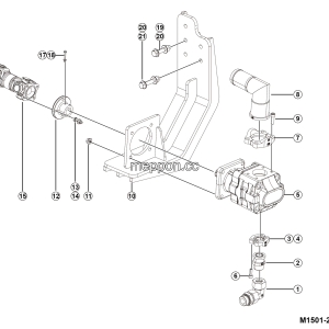 LGMG Mine Truck 2026 - Gear pump assy - M1501-2715015365.S1B