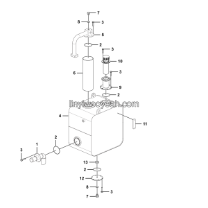 LGMG Off-Highway Dump Truck 2022 - Hydraulic oil tank assy - M1600-2716011135